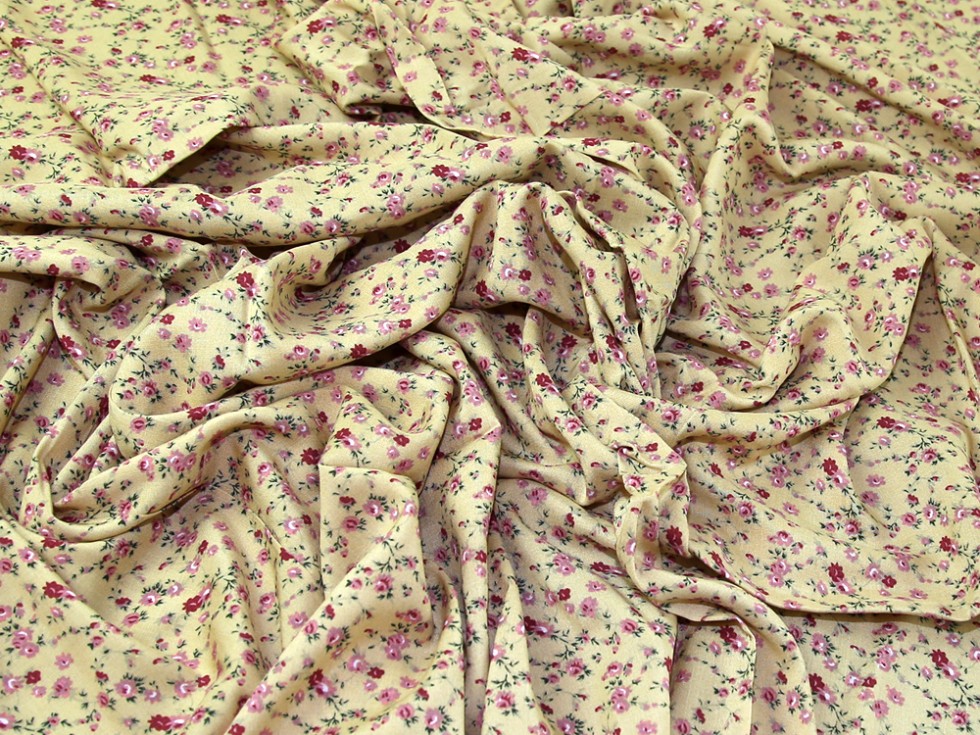Ditsy Floral Print Viscose Dress Fabric (Design-1601V-M) | eBay
