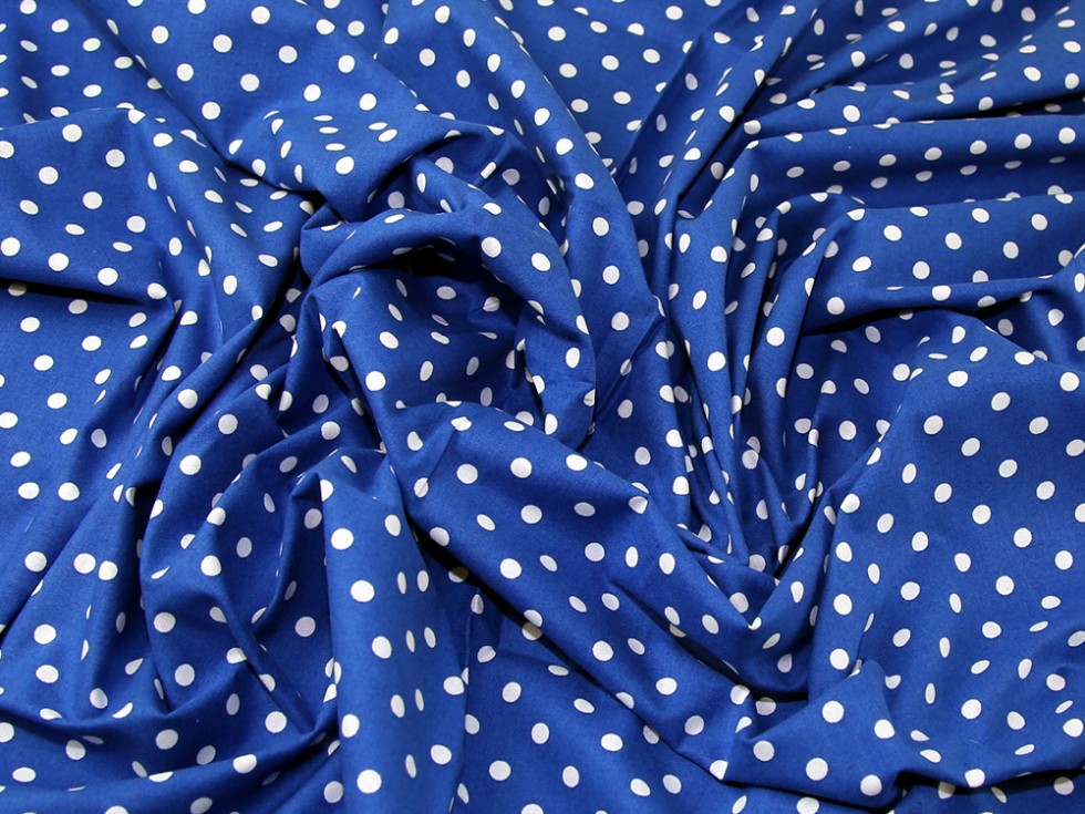 7mm Spotty iPolkai iDoti Print Cotton Dress Fabric JL 87330 iMi 